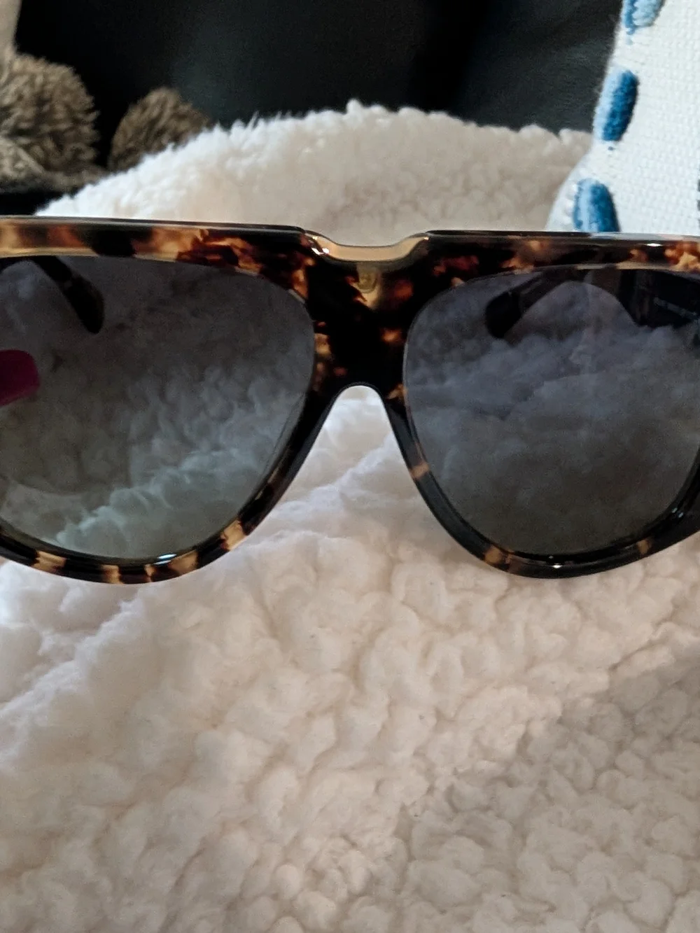 MaxMara Oversized Tortoiseshell Sunglasses - Brown/Black